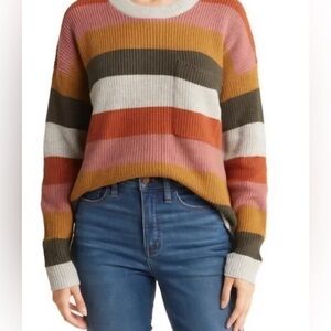 Madewell Colorblock Knit Sweater